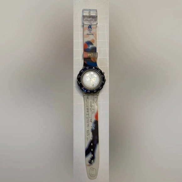 SWATCH Watch Vintage 1996 Atlanta Olympics Dan Jansen Limited Edition Unisex - Picture 10 of 10